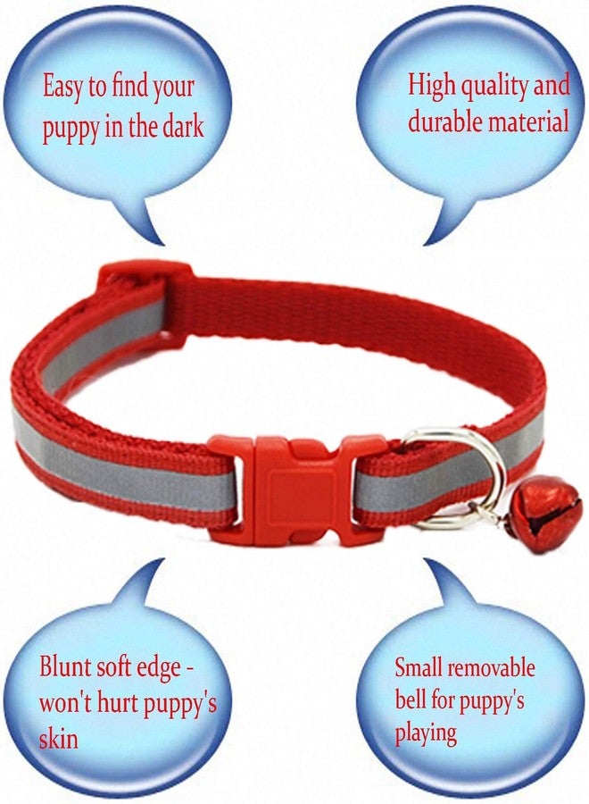 Pups&Pets طوق أمان عاكس للضوء للقطط من النايلون من Pups&Pets مع أجراس - أحمر، نايلون، (عبوة من قطعة واحدة) - Image 5